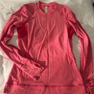 lululemon athletica Pink Long Sleeve Sweatshirt